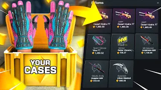 YOUR COMMNUITY CASES ARE INSANE!!!! *MASSIVE HITS* (CLASH.GG) | ADDICTED