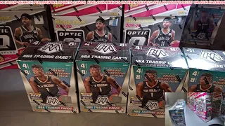 10 Box Basketball Mixer PYT Mixer Break 6 Optic Megas 4 Mosaic Blasters sold on ebay PINK ZION