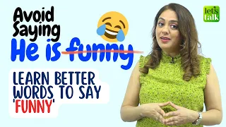 Avoid Saying - He/She Is😄 Funny | Stop Speaking Basic English | Learn Advanced English Words #shorts