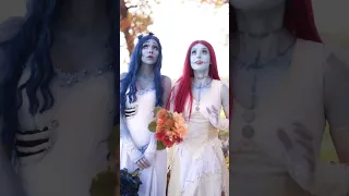 The 🍁FOLIAGE🍁 - Corpse Bride and Sally w/ @halcybella 🎃🦋 (both dresses made by me! 👗)