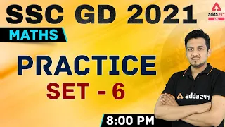 SSC GD 2021 | SSC GD Math Tricks Class | Practice Set 6
