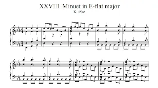 Mozart: Minuet K15cc; Andante K15dd; Minuet K15ee - London Sketchbook - Artur Balsam,1960 - MHS 1818