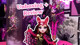 2023 Freak Du Chic Draculaura 🎪🦇 Monster High doll unboxing + review SDCC