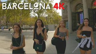 Walking tour Barcelona | Part 1 | CITY WALK | Spain | 4k