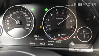 Bmw 320i F30 B48 LCI acceleration 0-100 Stock performance