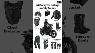Motorcycle Riding Safety Gears 🔥, Bike Riding Gears #biker #ridinggears #shorts #youtubeshorts