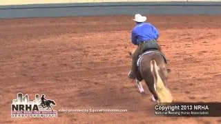 Americasnextgunmodel ridden by Casey Deary - 2013 NRHA Derby (Open Finals)