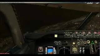 FSX - Kai-Tak | Landing at night [HD]