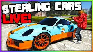 GTA 5 Roleplay LIVE - Stealing Cars and MORE | RedlineRP