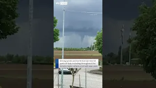 Tornado spotted in Italy