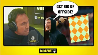 CRAZY CALL! Sportsbar caller wants to GET RID of the offside law!