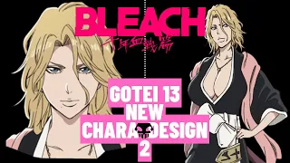 BLEACH Thousand Year Blood War | GOTEI 13 & VANDENREICH Anime Character Design PART 2