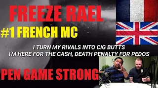 BRITISH/ENGLISH REACTION TO FRENCH RAP - Freeze Corleone - Freeze Rael (English Translation)