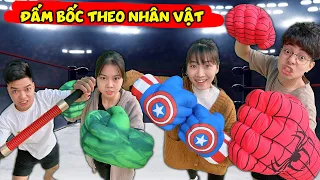 THẮNG TÊ TÊ CUỘC THI ĐẤM BỐC BOXING BẺ GẬY LÒ XO THEO CÁC NHÂN VẬT NGƯỜI NHỆN