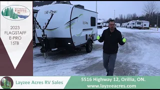 2023 Forest River Flagstaff E Pro 15TB -  Rain, Snow and Shine! This trailer is sublime!