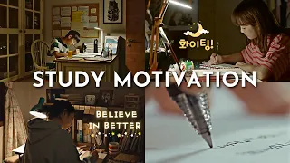 Late night study motivation from kdramas 📚 | for exam time