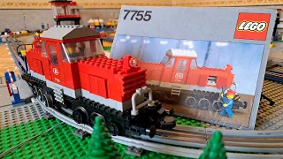 LEGO-Bauvideo: Schwere Dieselrangierlok 7755