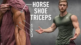 How To Grow "Horseshoe" Triceps By Changing Arm Positions (Technique Explained)