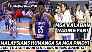 NAGING INSTANT FAN ANG MGA KALABAN! NAPAHANGA SA MGA PINOY! | Gilas Pilipinas vs Malaysia