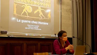 Aux Armes ! Conférence 2 : la guerre chez Homère par Ariane Guieu-Coppolani