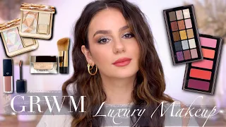 GRWM- TESTING LUXURY BEAUTY || ESUM Cosmetics, CLE DE PEAU, CHANEL, WESTMAN ATELIER || Tania B Wells