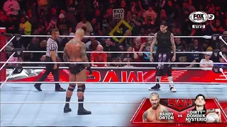 Randy Orton Vs Dominik Mysterio - WWE Raw 28/11/2023 (En Español)