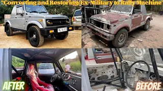 Converting and Restoring:" Ex-Military to Rally Machine". Complete Restoration Timelapse Video