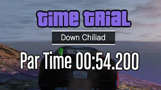 Down Chiliad - 54.200 Time Trial | GTA Online | 2022 06 23 | 52.513 | Bati 801