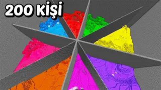 MİNECRAFT RENKLİ KÖŞEDE SONA KALAN KAZANIR!