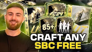 HOW to COMPLETE EVERY SBC for FREE in FC 24 (How to CRAFT EASILY)