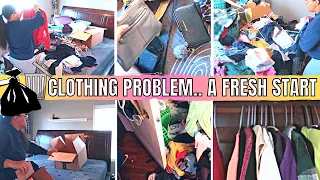 *2023* THROW IT OUT! A FRESH START DECLUTTERING MY CLOTHES // EXTREME CLEANING MOTIVATION