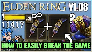 The New 1.08 Weapon Buff is Actually INCREDIBLE - UNSTOPPABLE Hammer Combo - Best Elden Ring Build!