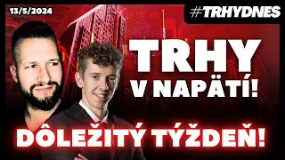 Pozor - Dôležitý týždeň pred nami! Pominú obavy zo stagflácie? Hosť: Marek Nemky #TRHYDNES