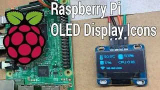 Raspberry pi 3 monitoring system with OLED Display