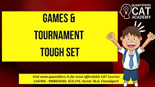 CAT DILR _ Best Set of Games & Tournaments