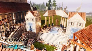 HOW TO BUILD A ARGOSSEAN CITY #5 - AMPHITHEATRE [SPEED BUILD] - CONAN EXILES