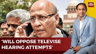 SC Livestreaming Of proceedings A Game changer Or Big Concern? Abhishek Manu Singhvi's Analysis