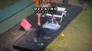 When Painting The Decking Goes Wrong 😂 | CATERS CLIPS