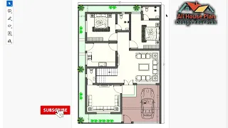 35' x 45' Feet House Plan II 2 Bed room house with car porch IIگھر کا نقشہ #house#ghar#viral #2bhk
