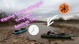 Daylight savings time Bass Fishing #dst #springforward #titantungsten #kayakfishing #texas