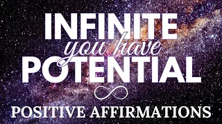 POSITIVE MORNING affirmations ✨ You have an INFINITE POTENTIAL ✨ (affirmations said once)