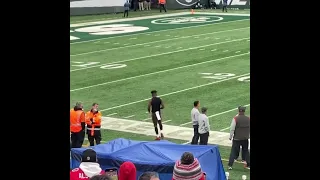 Antonio Brown strips down and walks off the field in NY