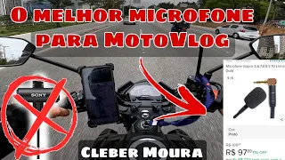 O melhor microfone para gravar MotoVlog, gastando pouco, Disponível para Gopro, Sjcam, Celular etc..