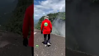 Sadhguru at the majestic Kaieteur Falls in Guyana #shorts