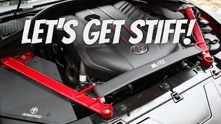 Blitz Strut Tower Brace Install 2020+ Toyota Supra