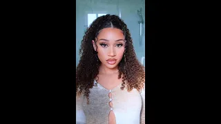 Trying This New Curly Hairstyle! *cute + easy*