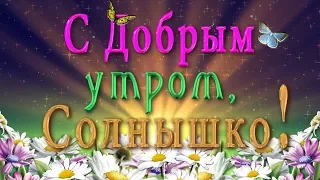 💗 С Добрым утром, Солнышко! 💗Анимационная  открытка 4K