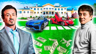 Who Is Richer: Sylvester Stallone or Jackie Chan?  | Net Worth, Car Collection, Mansion...