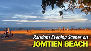 Jomtien Pattaya Beach Scenes in July. Very Quiet With More Thais Than Foreign Tourists 🇹🇭
