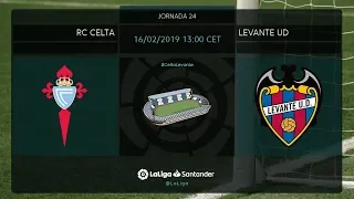 Calentamientos RC Celta vs Levante UD